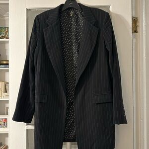 Pinstripe Blazer